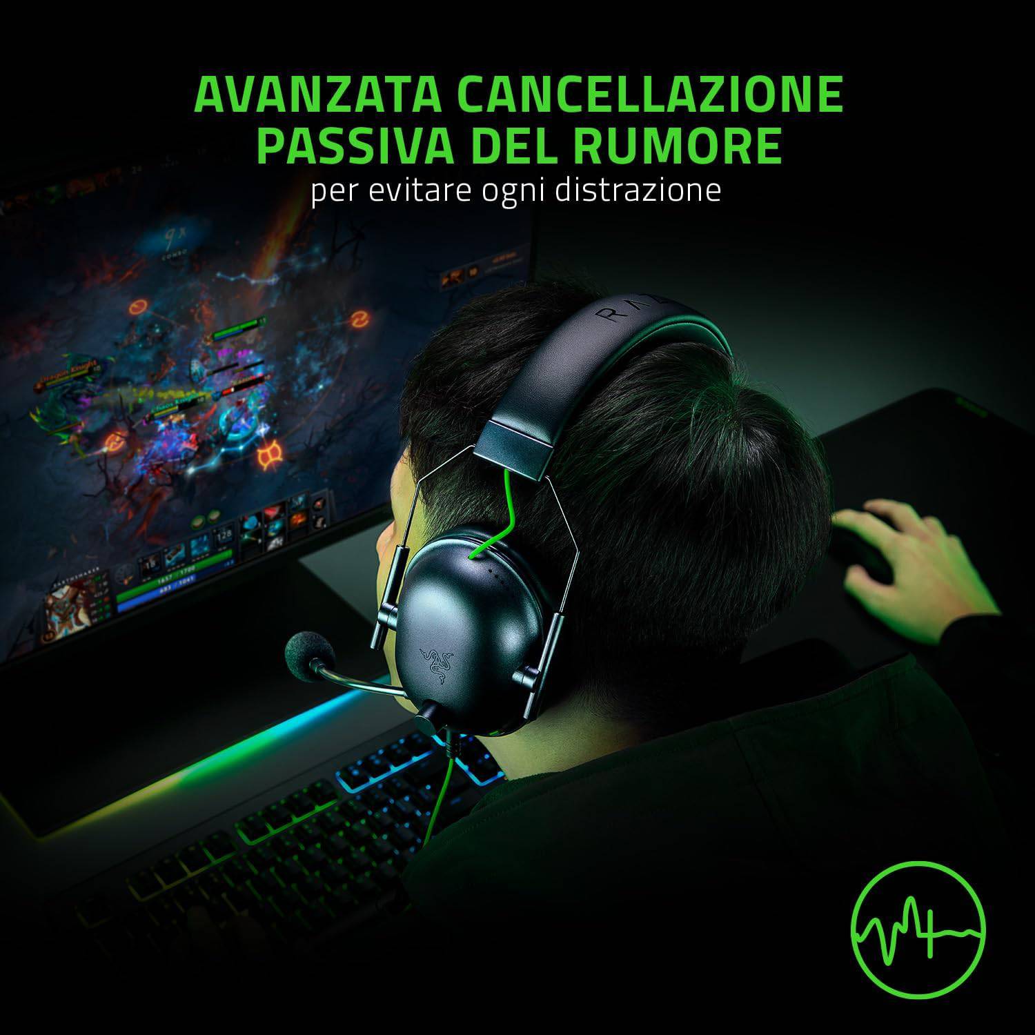 RAZER GAMING HEADSET WIRED BLACKSHARK V2 RAZER GAMING HEADSET WIRED BLACKSHARK V2